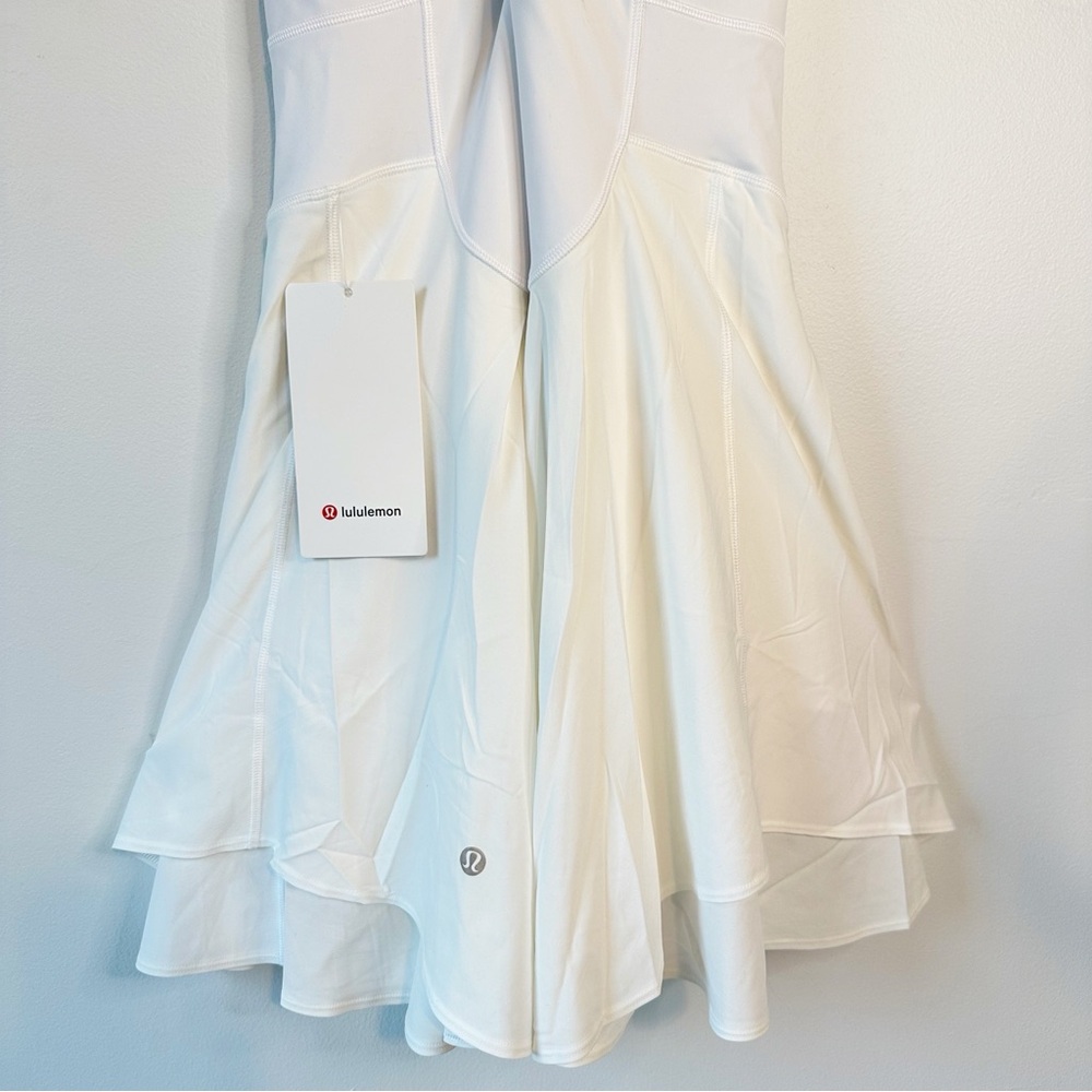 Lululemon NWT White Court Crush Tennis Cottagecore Skort Dress Heritage, size 4 - Picture 8 of 16